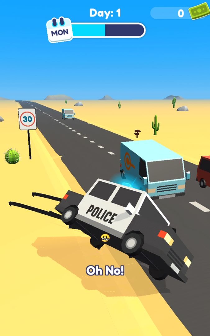 Screenshot of Let's Be Cops 3D