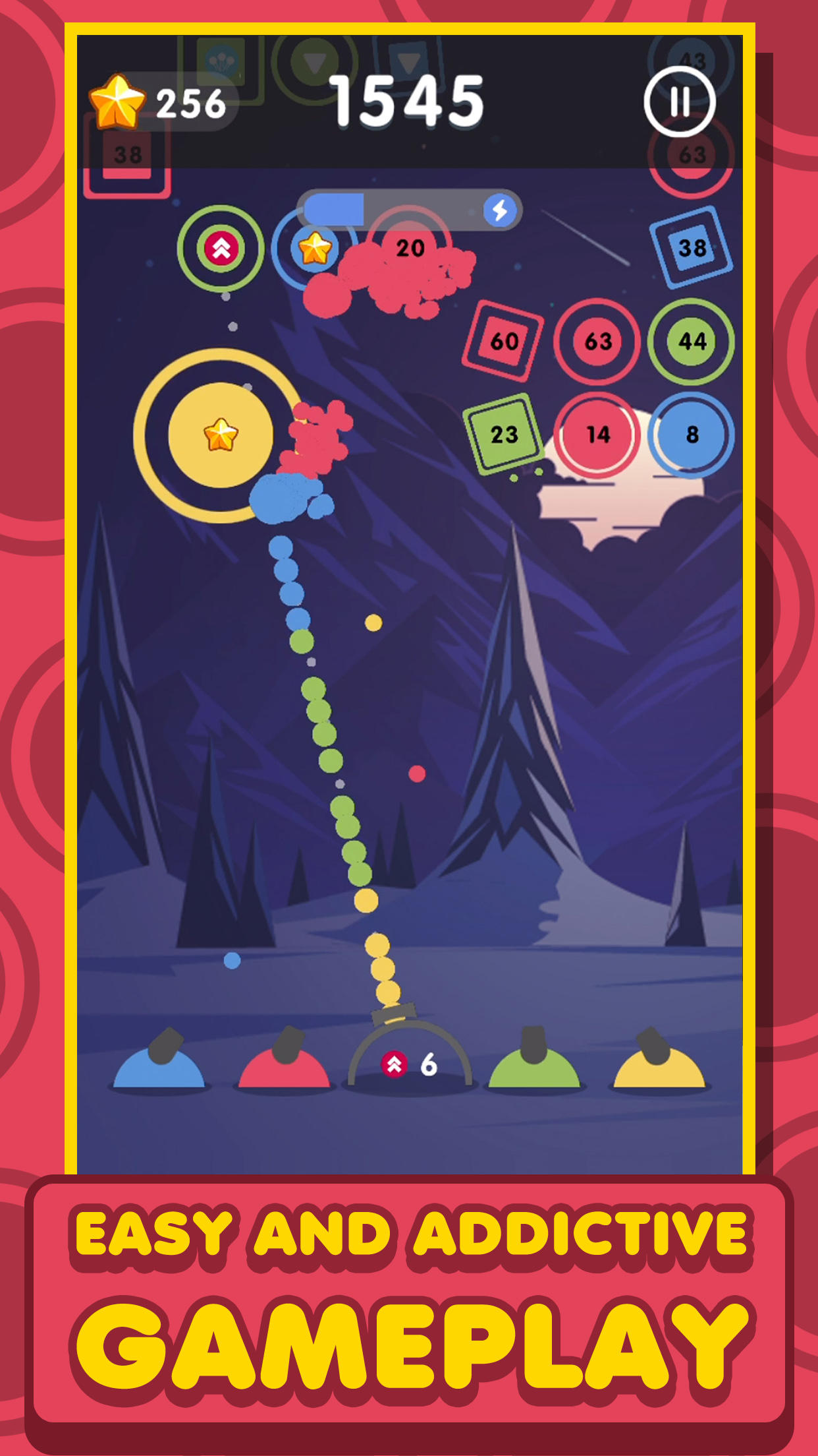 Screenshot of Bubbles Cannon: Aim & Shoot