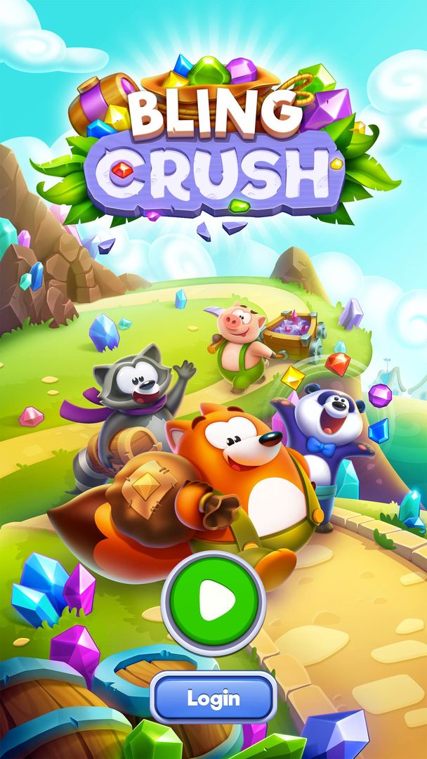 Bling Crush - 最有趣的寶石消除益智遊戲！遊戲截圖