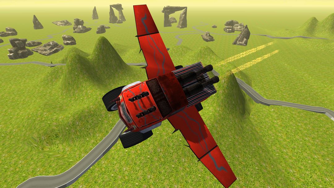 Flying Monster Truck Simulator 게임 스크린 샷
