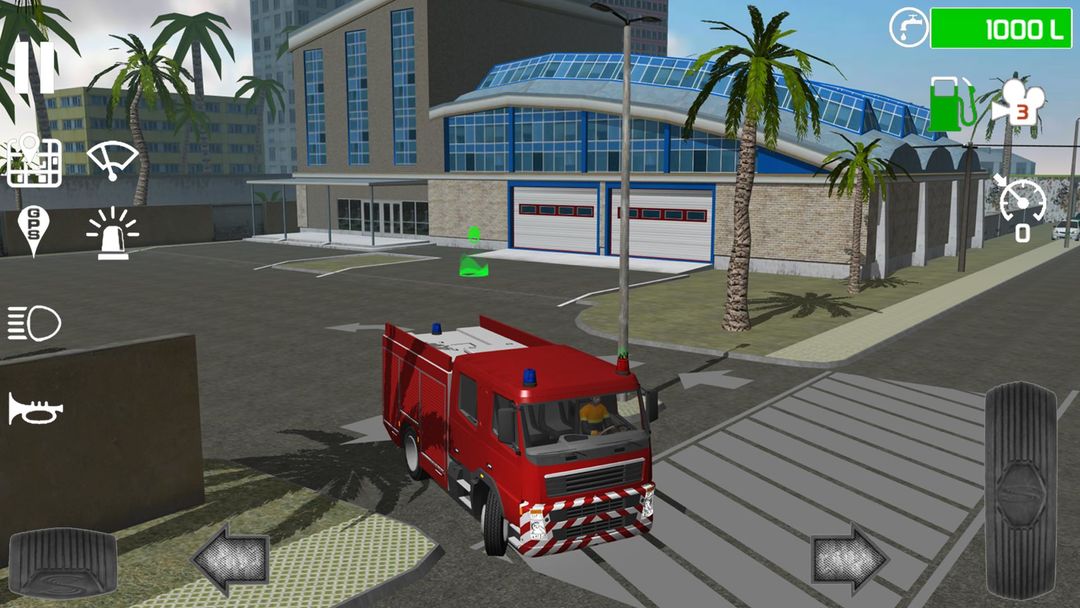 Fire Engine Simulator ภาพหน้าจอเกม