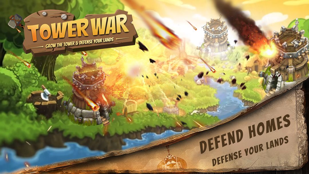 Tower War - Grow the tower & Defense your lands screenshot game