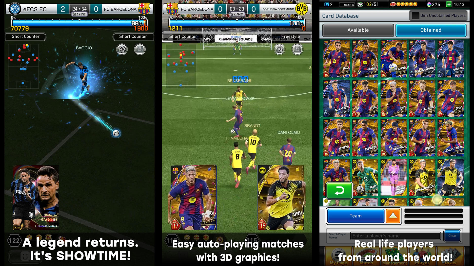 Cuplikan Layar Game eFootball™  CHAMPION SQUADS