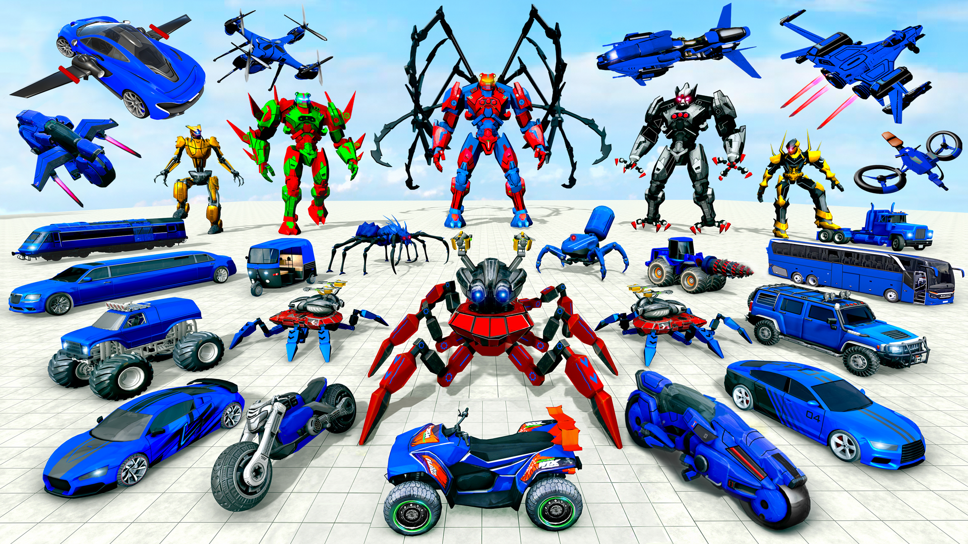 Spider Rope Hero Robot Game android iOS apk download for freeTapTap