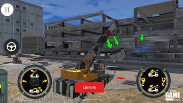 Crane Simulator Operator 3D Game Screenshot