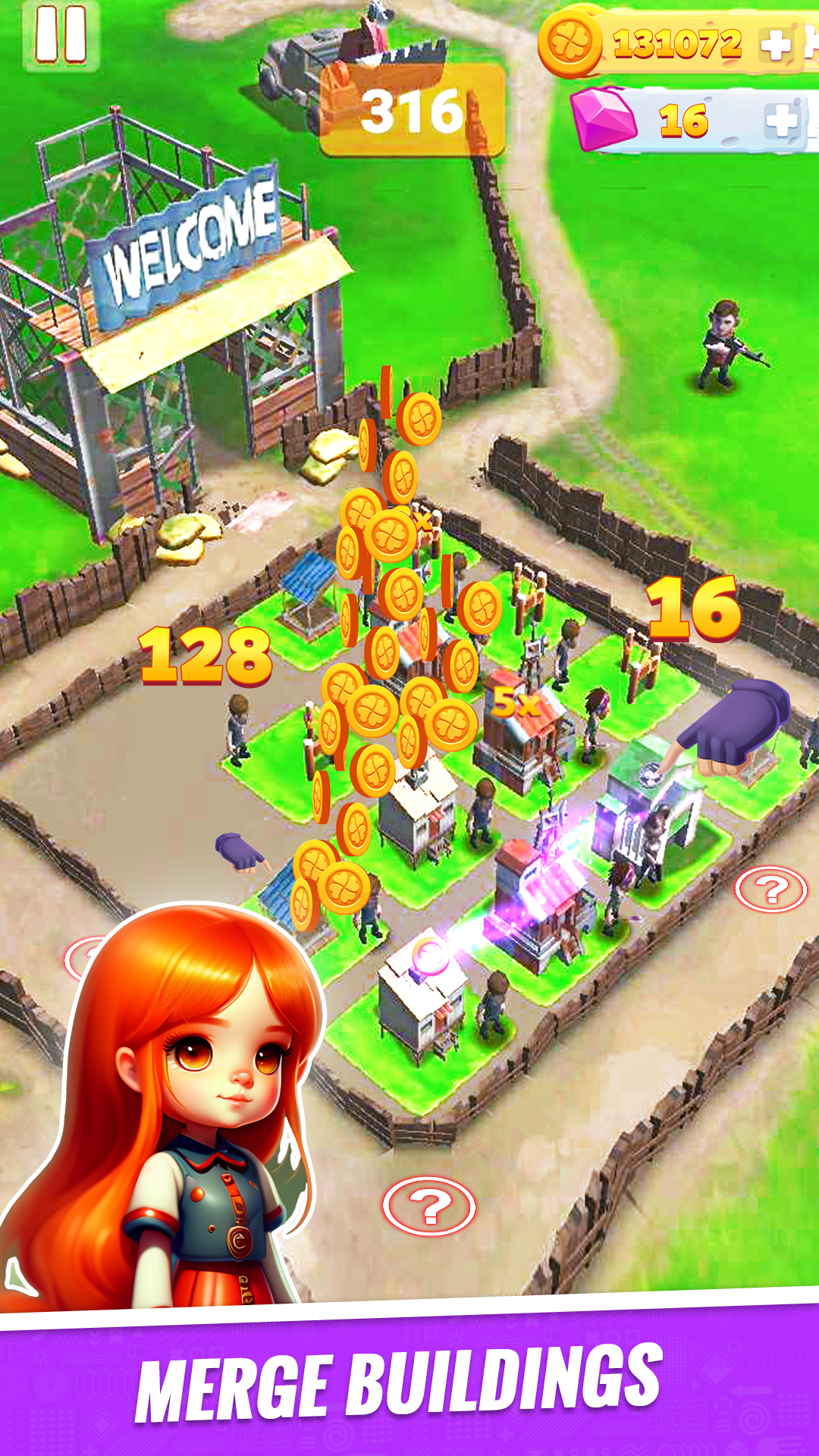Merge game town making android ios taptap