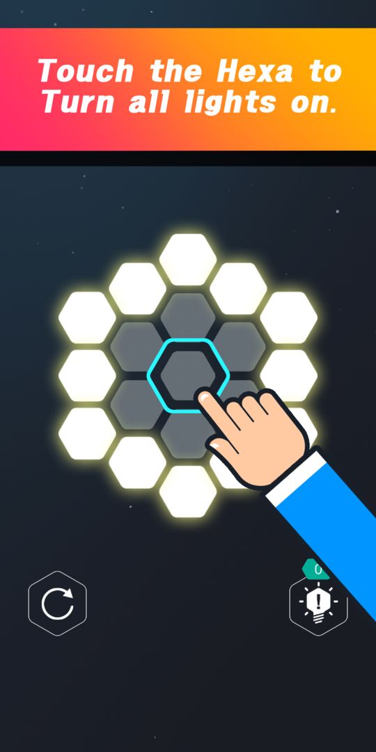 LightUp7 - Hexa Puzzle遊戲截圖