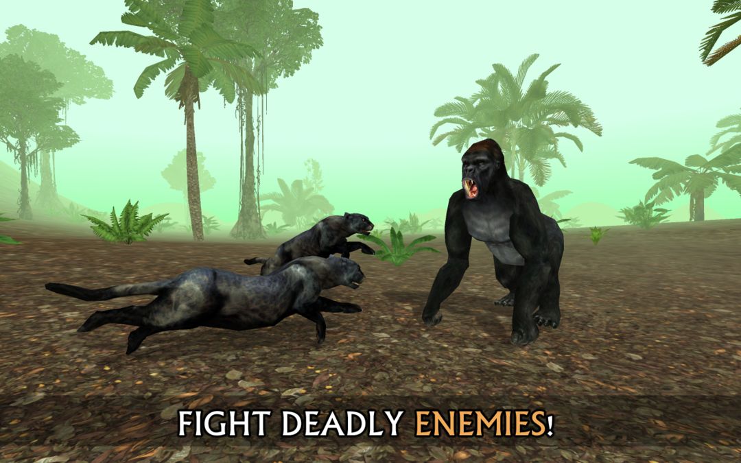 Wild Panther Sim 3D 게임 스크린 샷