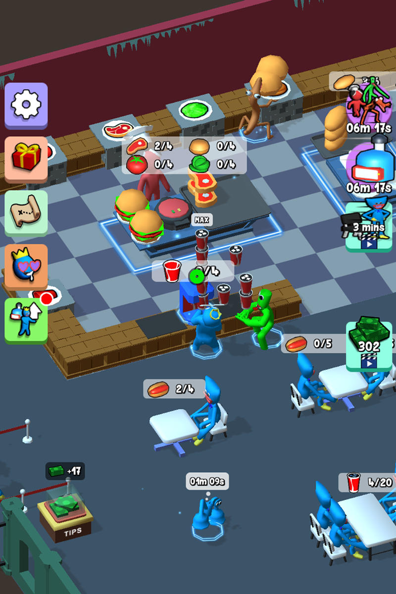 Screenshot of Rainbow Restaurant Cook Tycoon