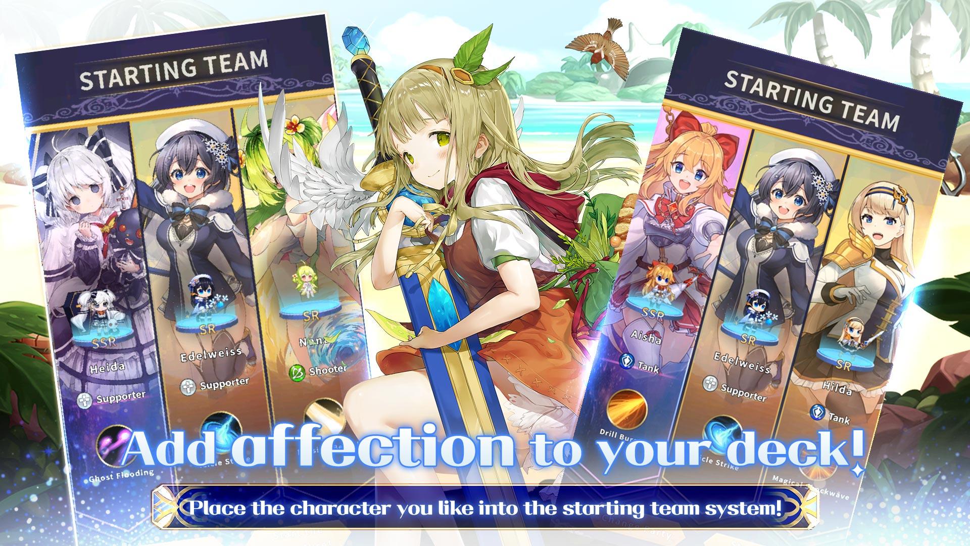 Cuplikan Layar Game Merge Girls : Idle RPG