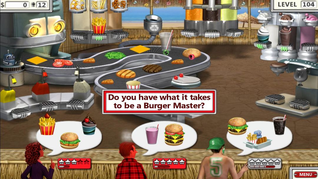 Screenshot of Burger Shop 2