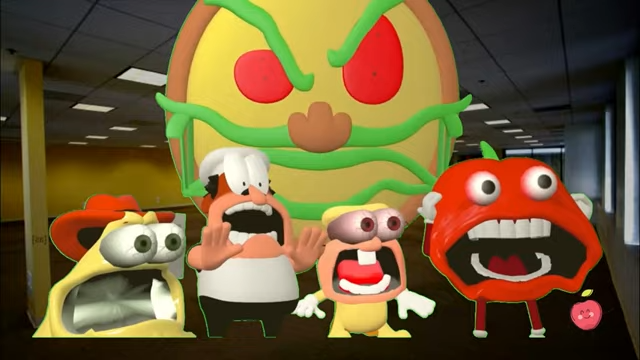 Screenshot of Pizza Tower in the Backrooms