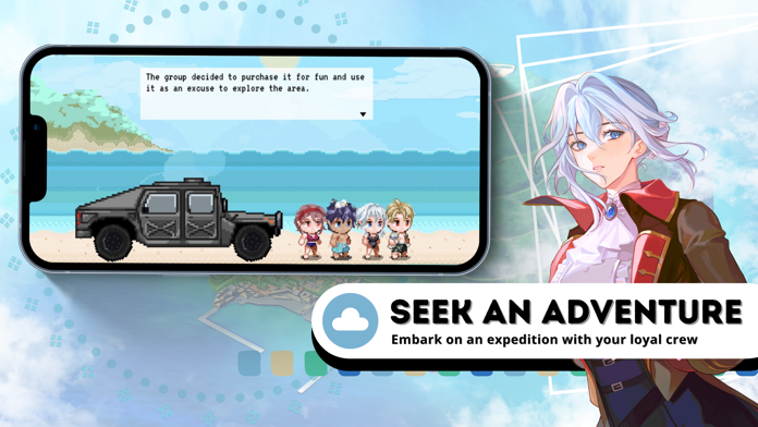 Screenshot of Untold Atlas - anime otome sim