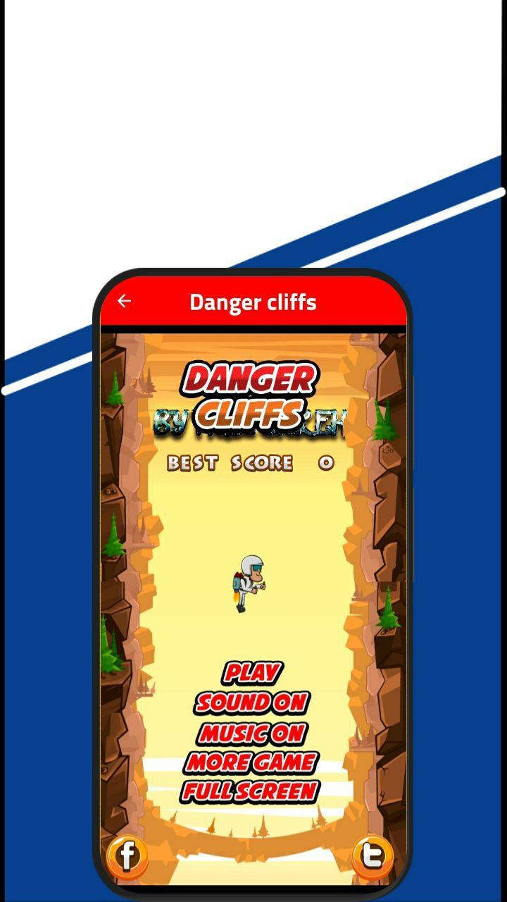 Danger cliffs Game Screenshot