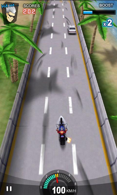 Screenshot of Racing Moto