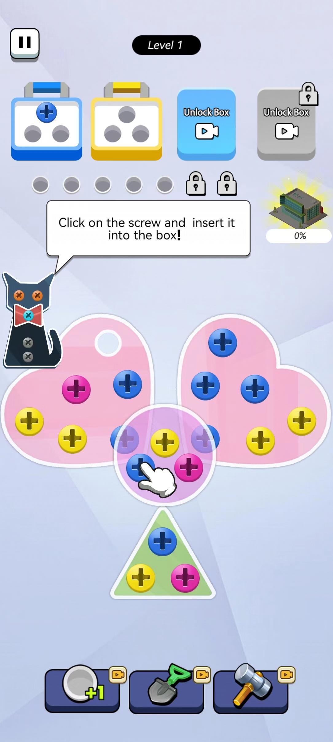 Screw Nuts: Wood Puzzle Game Screenshot