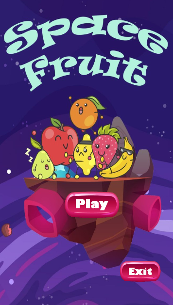 Cuplikan Layar Game Space Fruit - Match 3