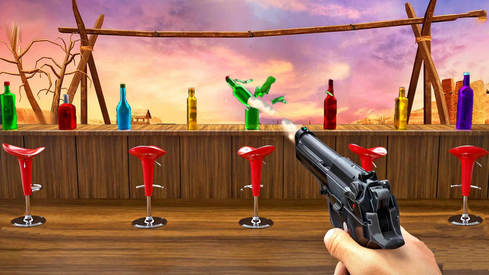 Offline Bottle Shooting Games APK for Android Download