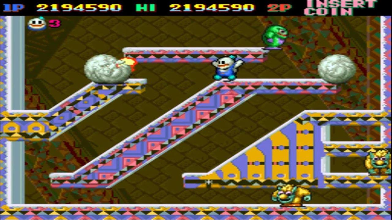 スノーブラザーズ　クラシック ゲームのスクリーンショット