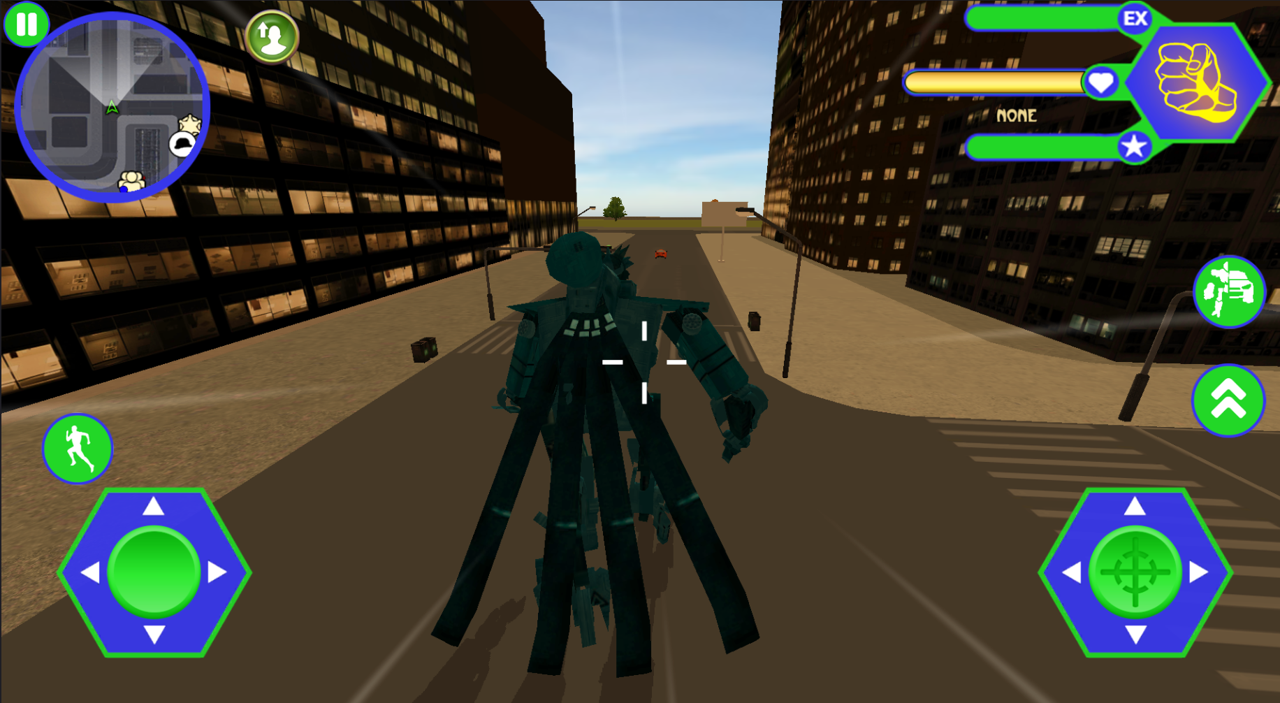 Grand Robot Helicopter Crime : Fight To Survive Game Screenshot