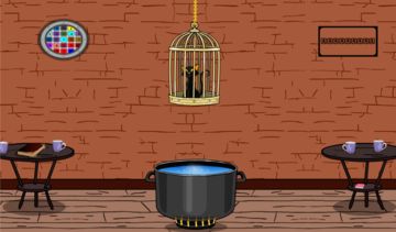 Black Kitten Rescue Game Screenshot