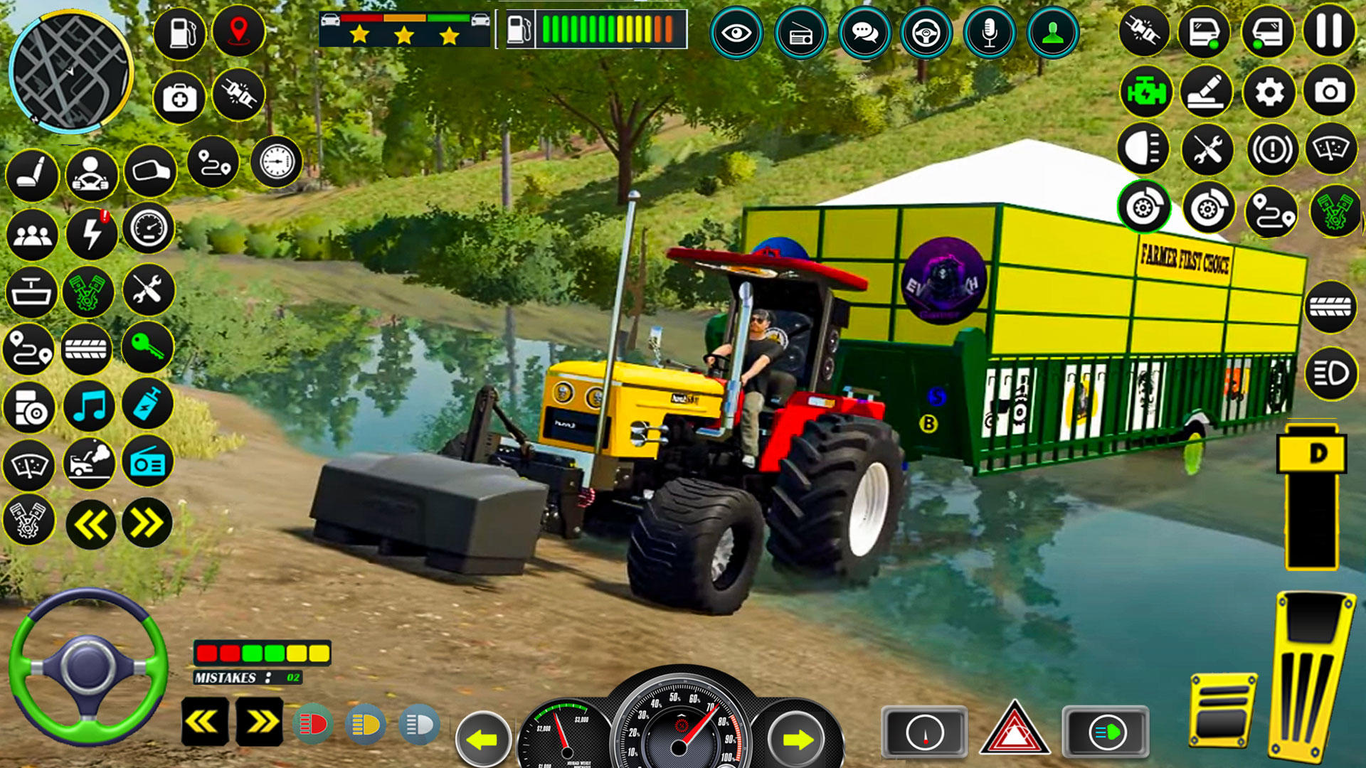 Screenshot 5 of Indian Tractor Game Farming 3D 
