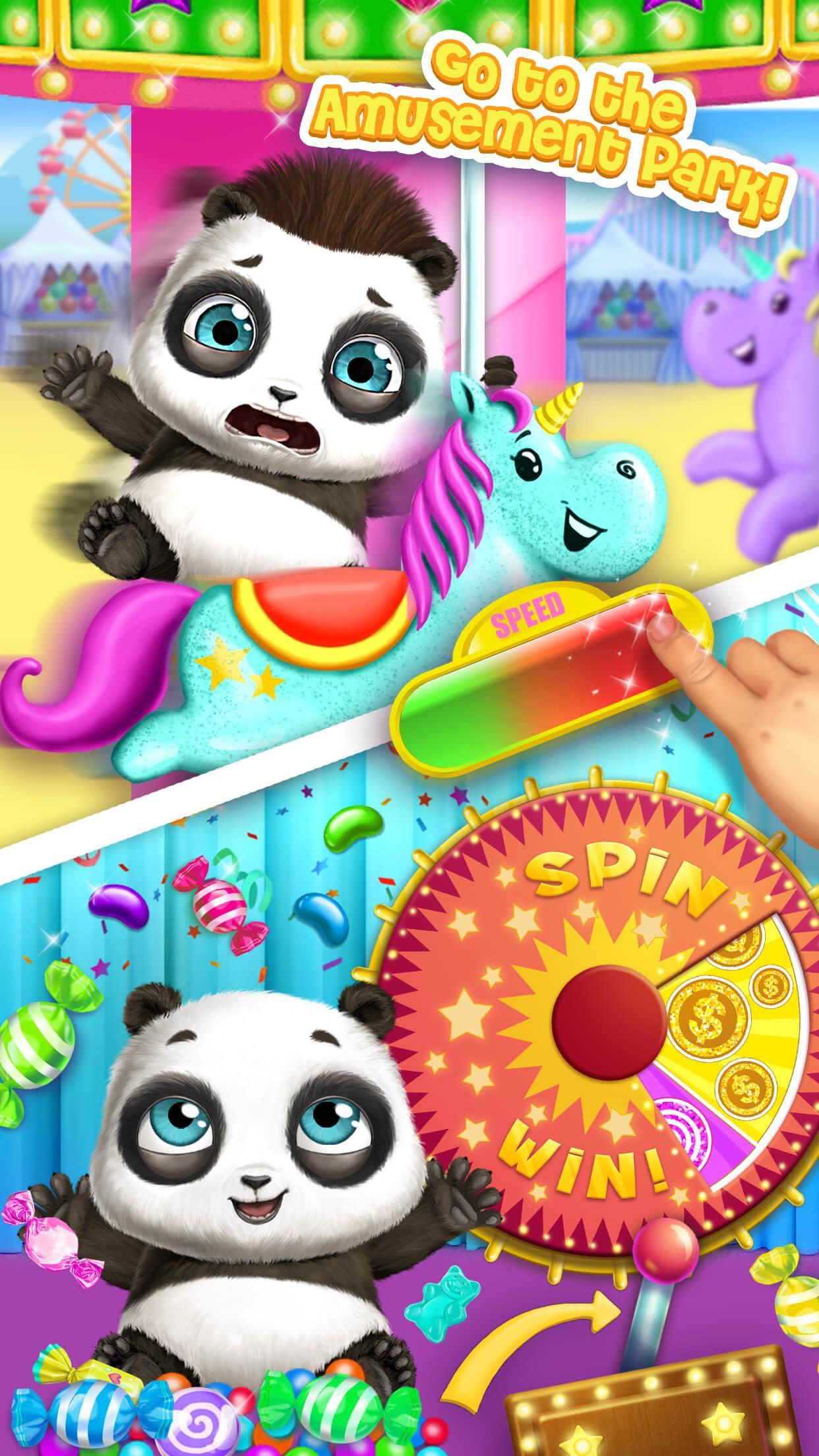 Panda Lu Baby Bear City Game Screenshot