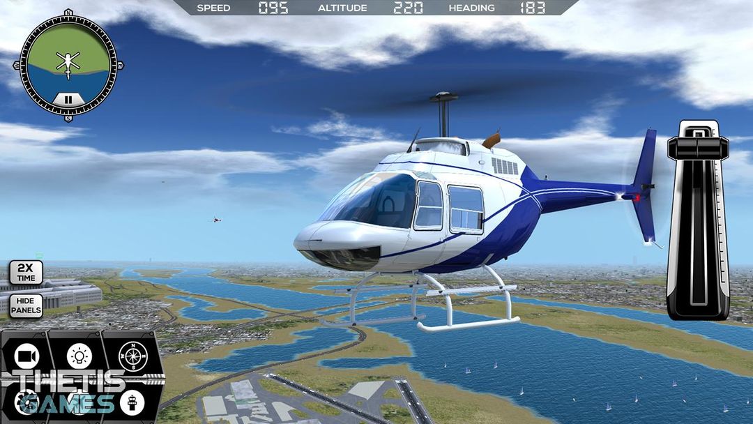 Flight Simulator 2017 FlyWings Free 게임 스크린 샷