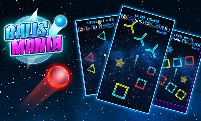Скриншот игры Balls Mania - Ball Games