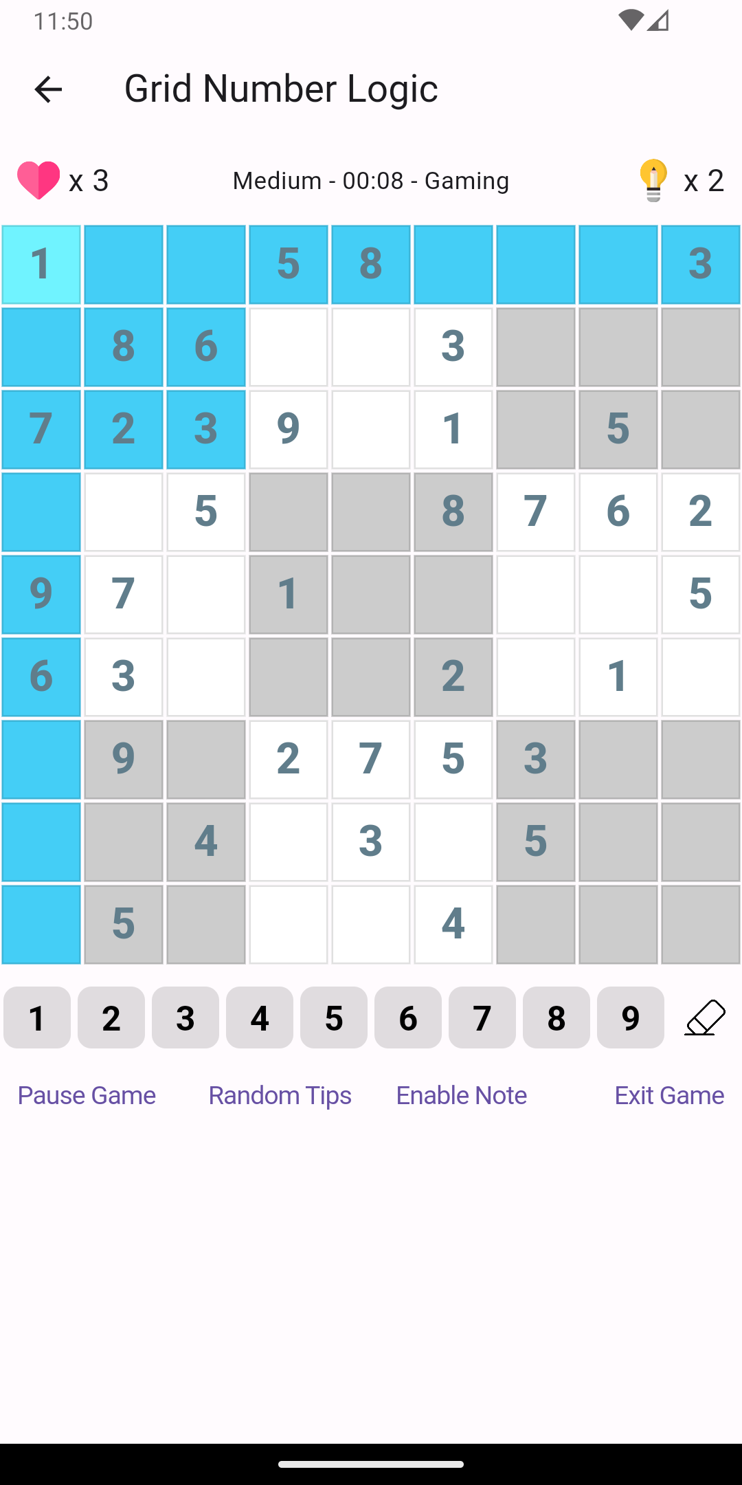 Grid Number Logic Latest Version for Android/iOS - TapTap
