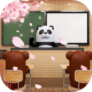 Fluchtraum: Schule mit Sakura-Blüte