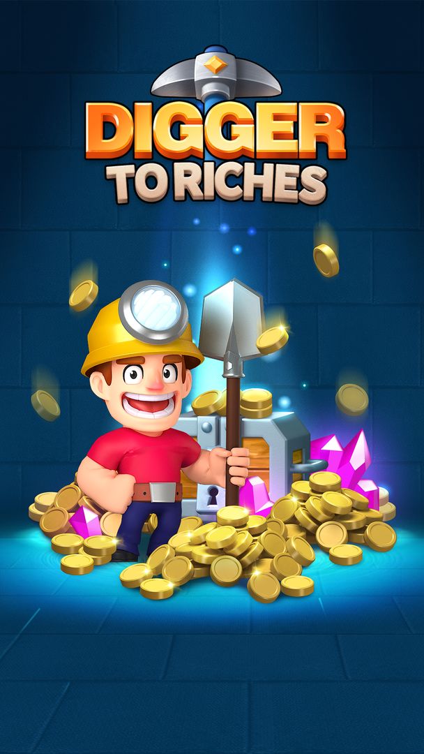 Screenshot of Digger To Riches： Idle mining game