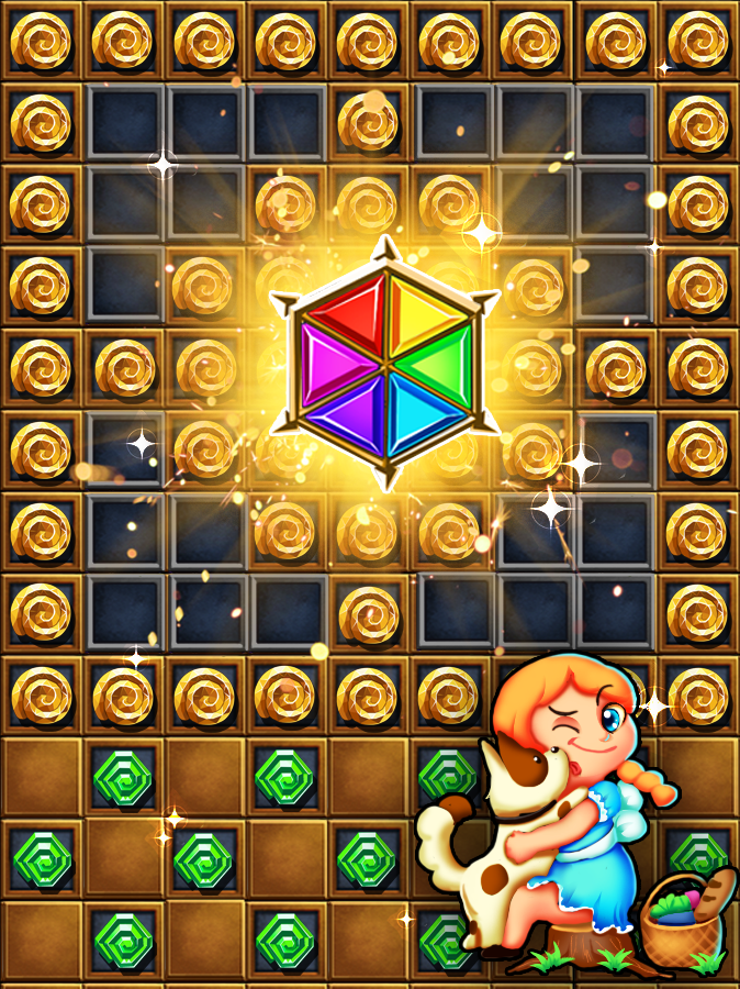 Wonderland OZ Diamond Match Game Screenshot
