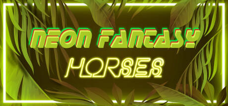 Banner of Neon Fantasy: Horses 