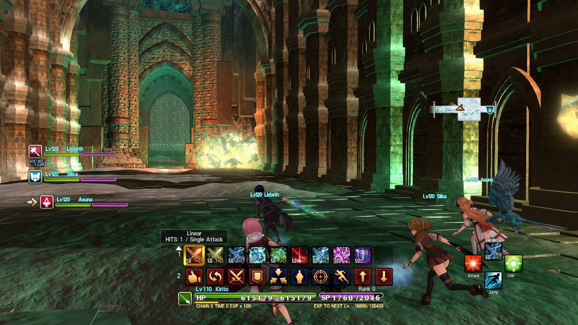 Screenshot of Sword Art Online: Hollow Realization Deluxe Edition