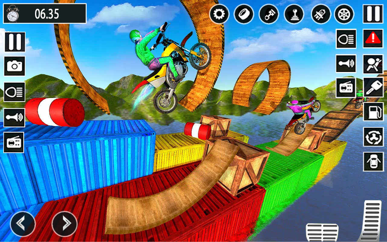 Superhero Bike Stunt Game 3D Game Screenshot