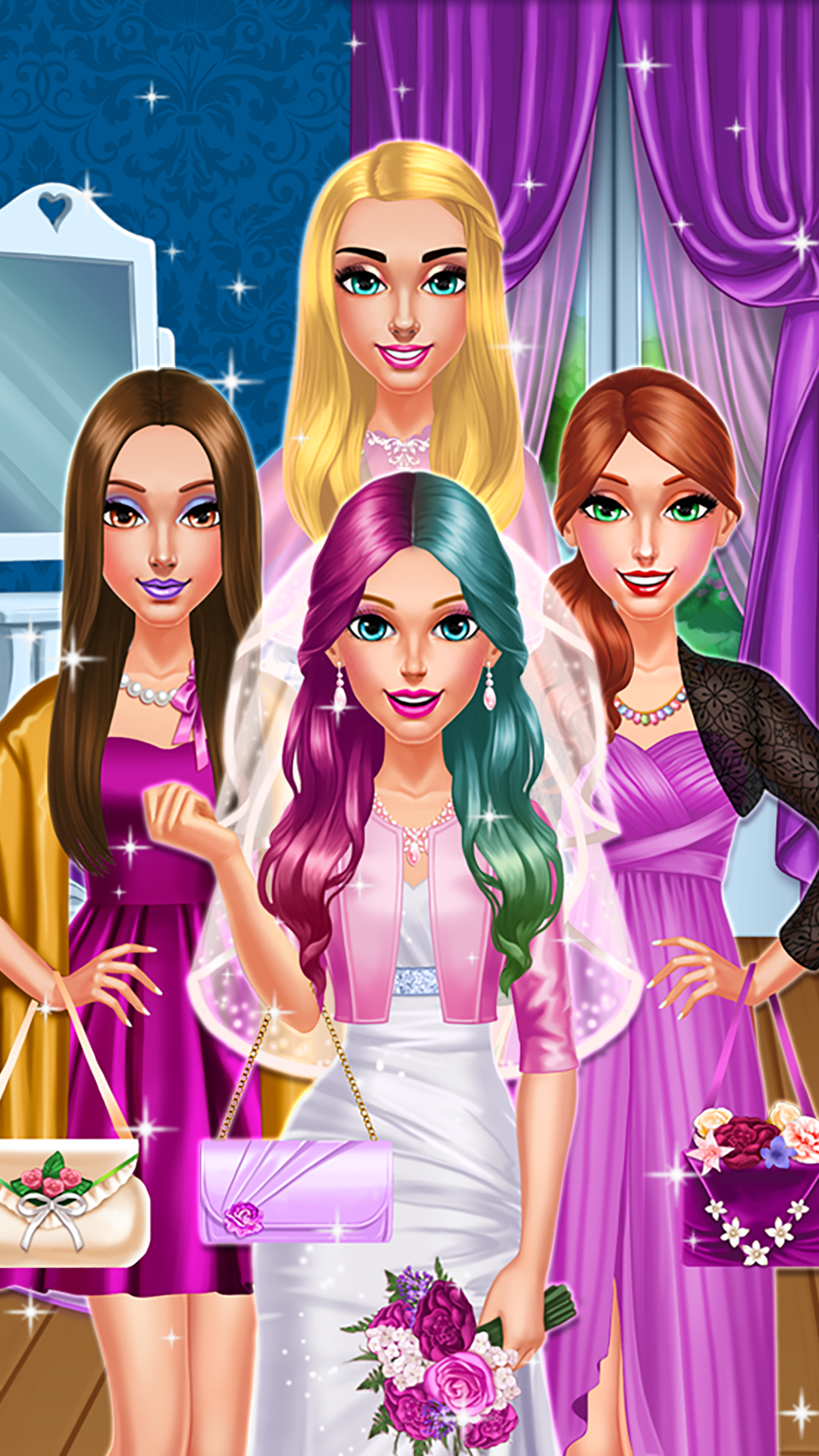 Bride and Bridesmaids Wedding Game Screenshot