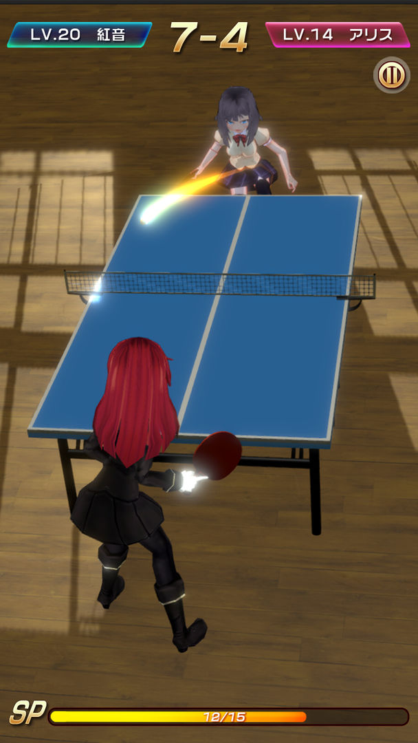 少女乒乓物语 ภาพหน้าจอเกม