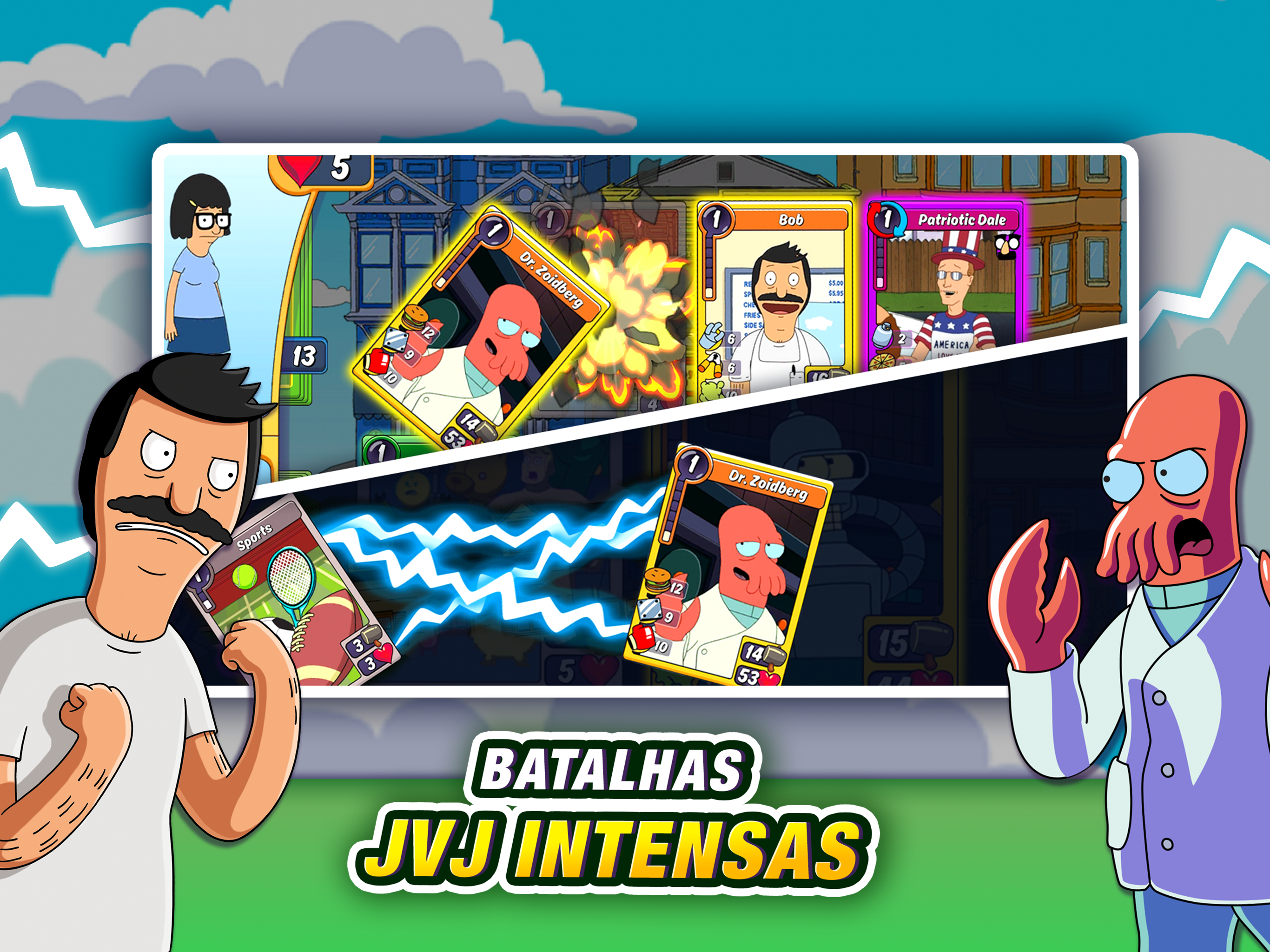 Captura de Tela do Jogo Animation Throwdown: TQFC