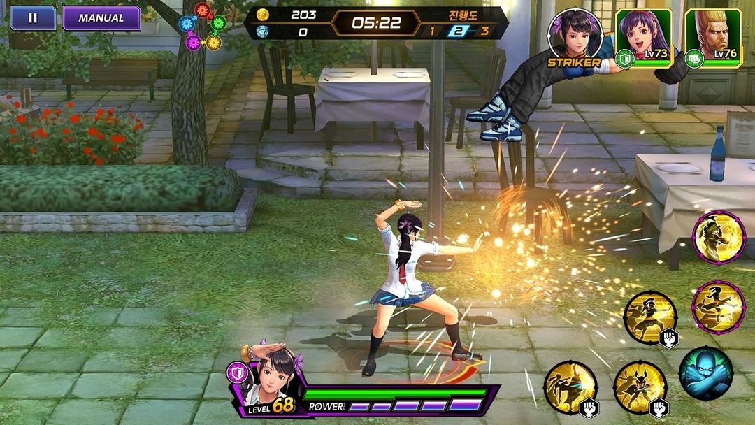 Screenshot of The King of Fighters AllStar