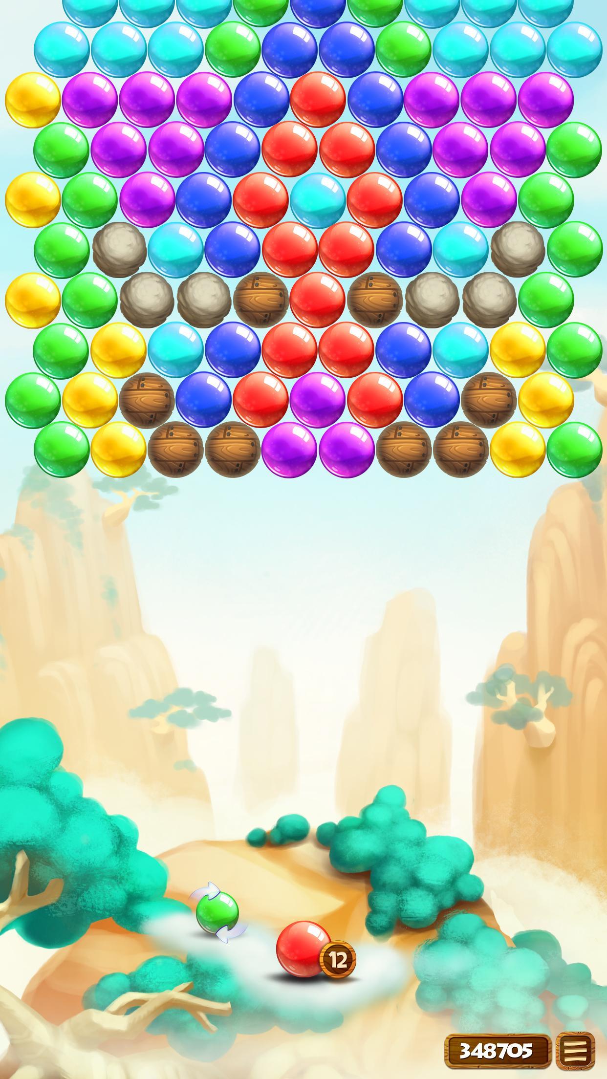 Bubble Shooter Nirvana Game Screenshot