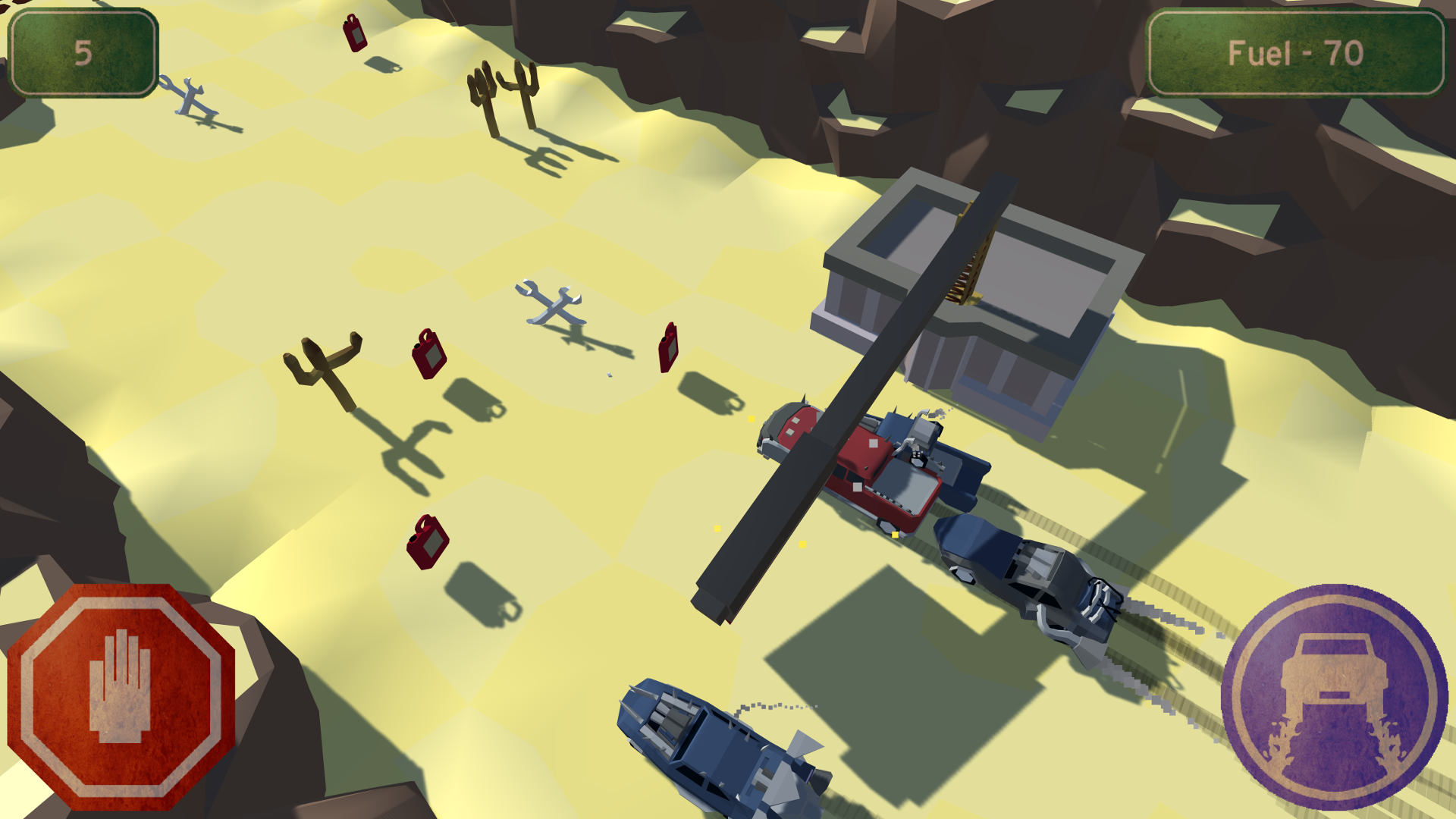 Wrecky Road: Canyon Carnage Game Screenshot