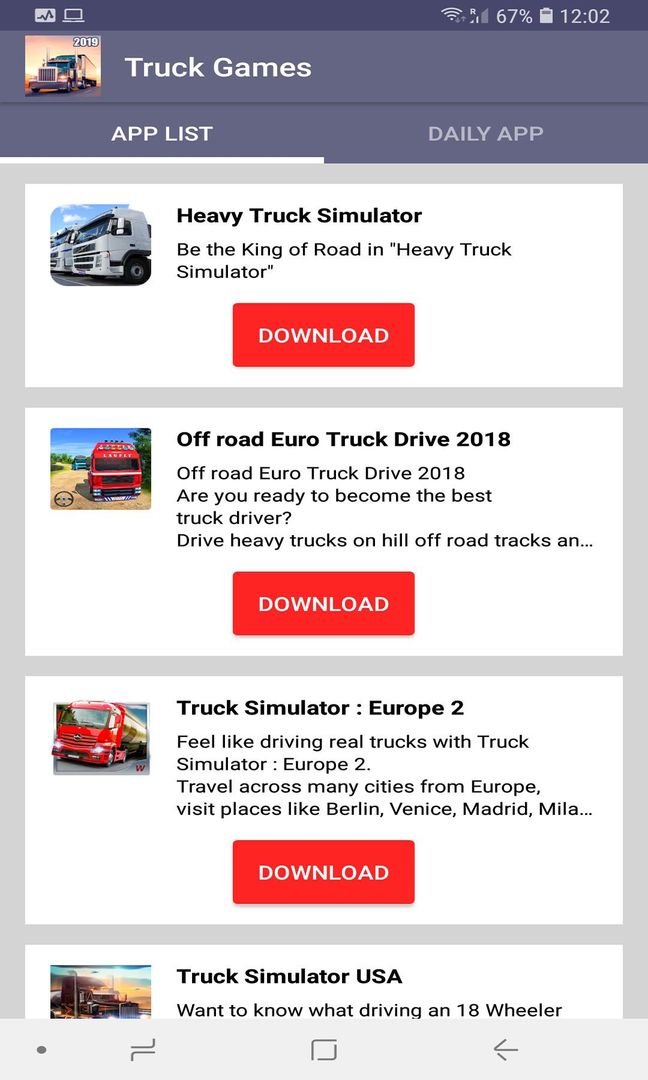 Screenshot of 3D Driving Games: Bus, Truck Simulators 2019