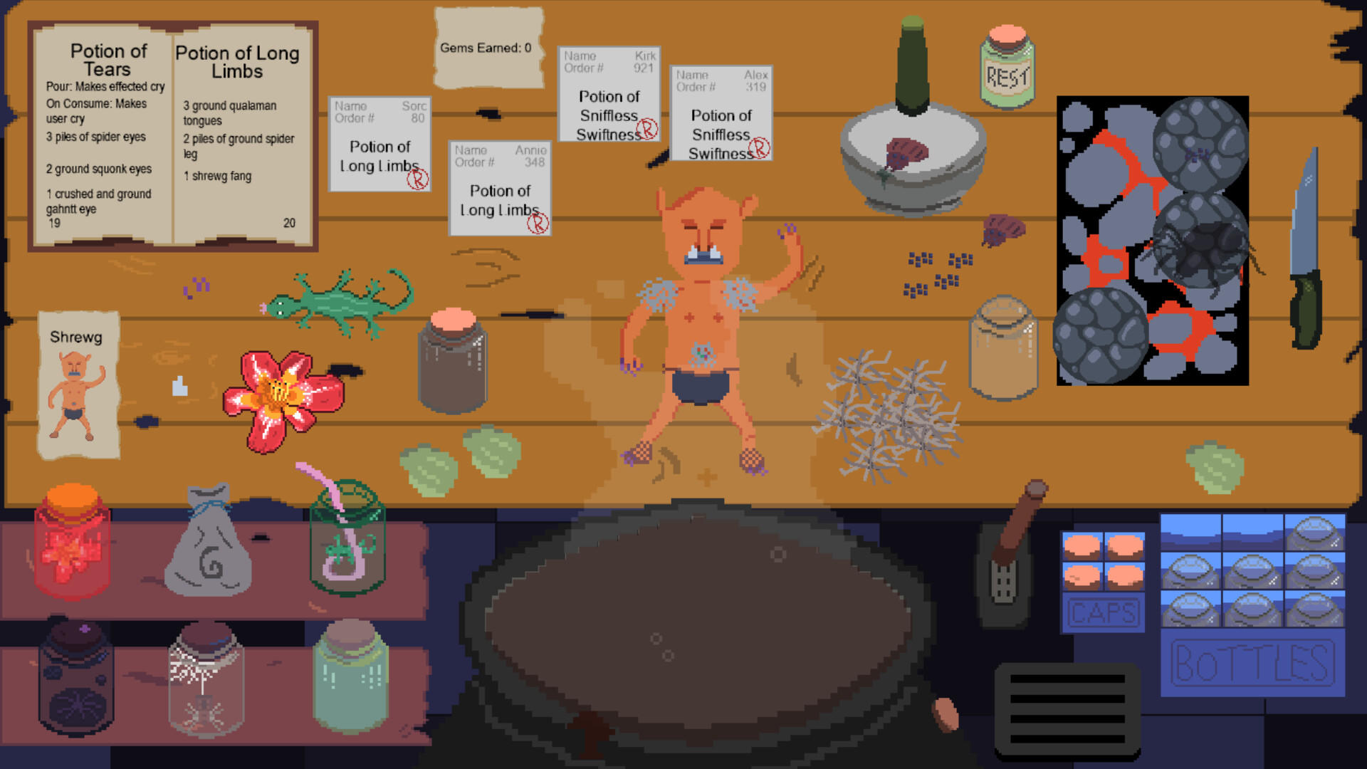 Potion Problem Game Screenshot
