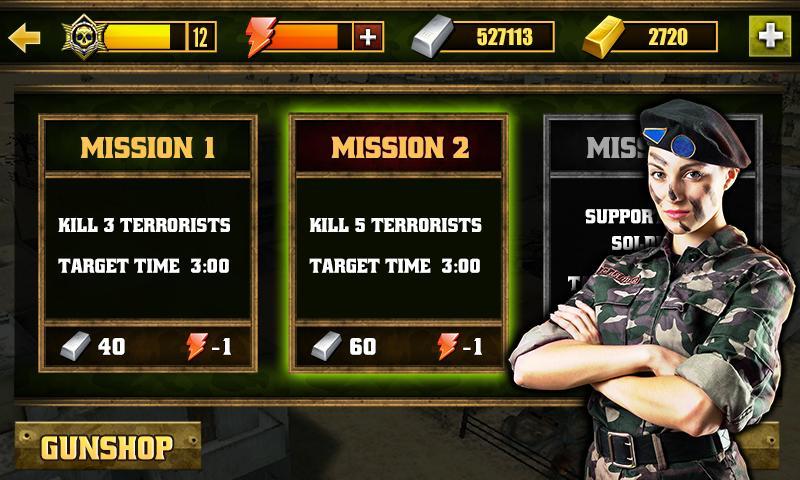 Screenshot of War Duty Sniper 3D