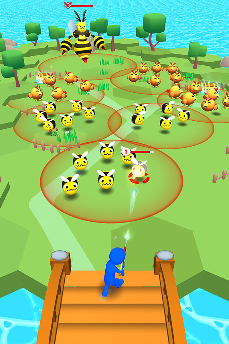 Idle Shooter: Camping Land Game Screenshot