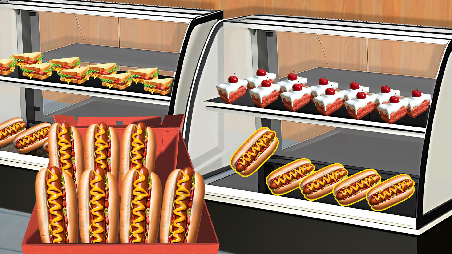 Captura de Tela do Jogo Fast Food Kingdom Simulator