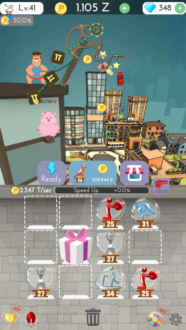 Screenshot of Power Village-Merge & Clicker
