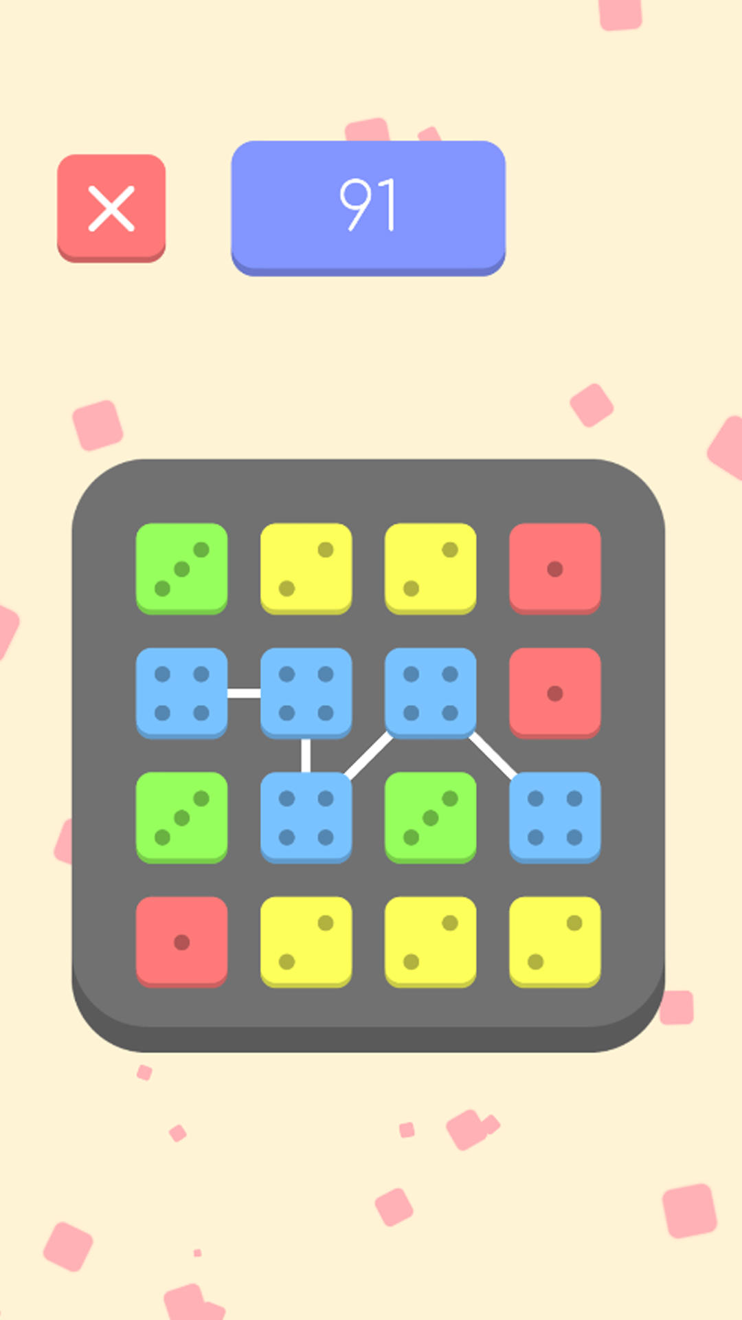 Dice Connect Game Screenshot