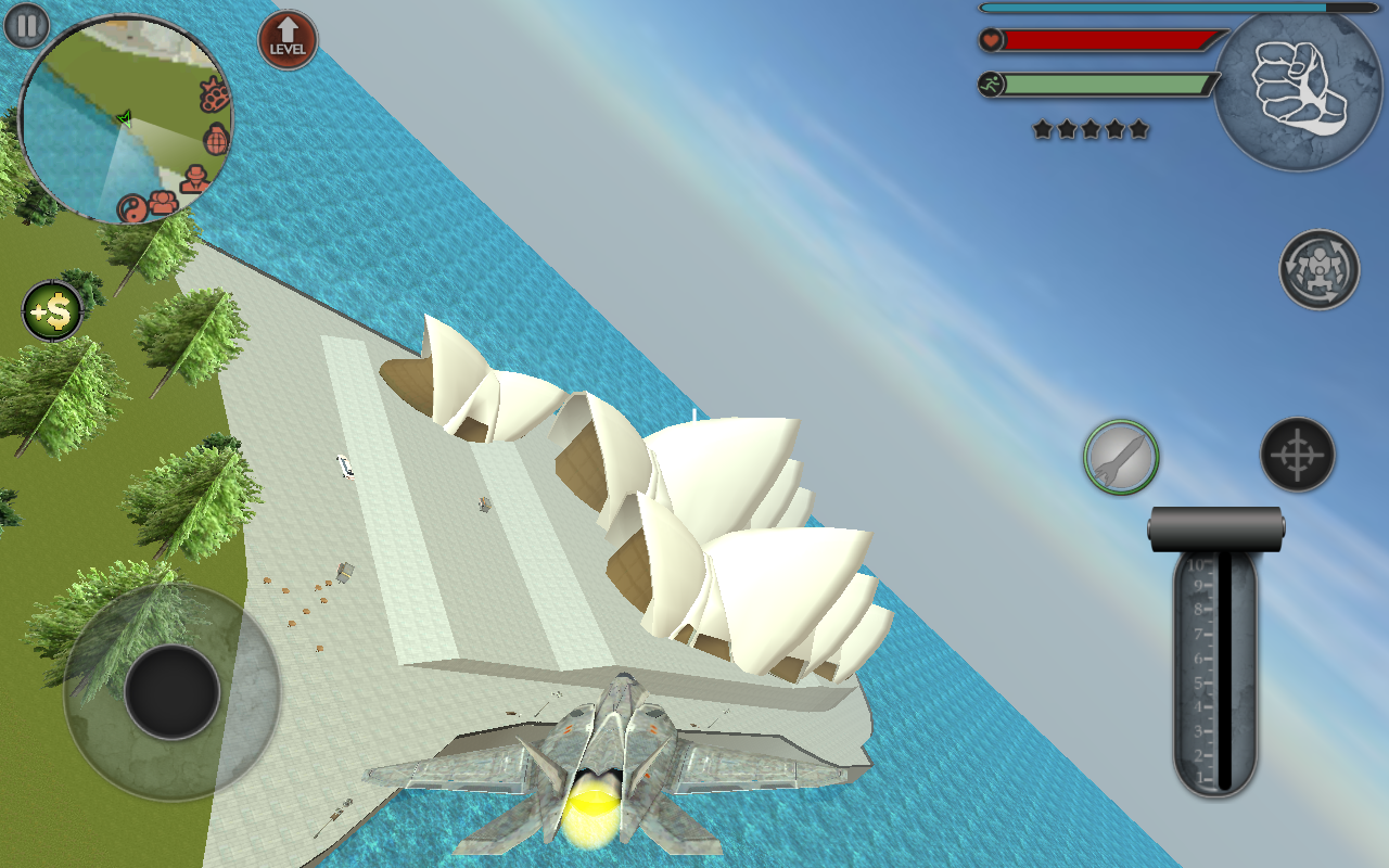 Robot Plane Game Screenshot